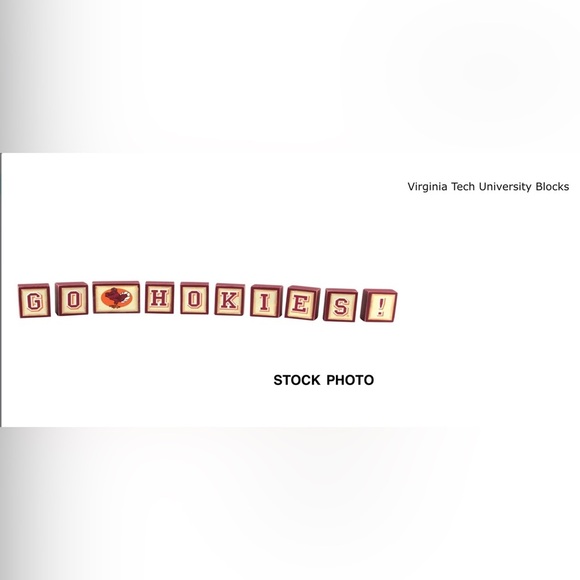 Hanna’s Handiworks Hokie Blocks ,NWT - Picture 5 of 5